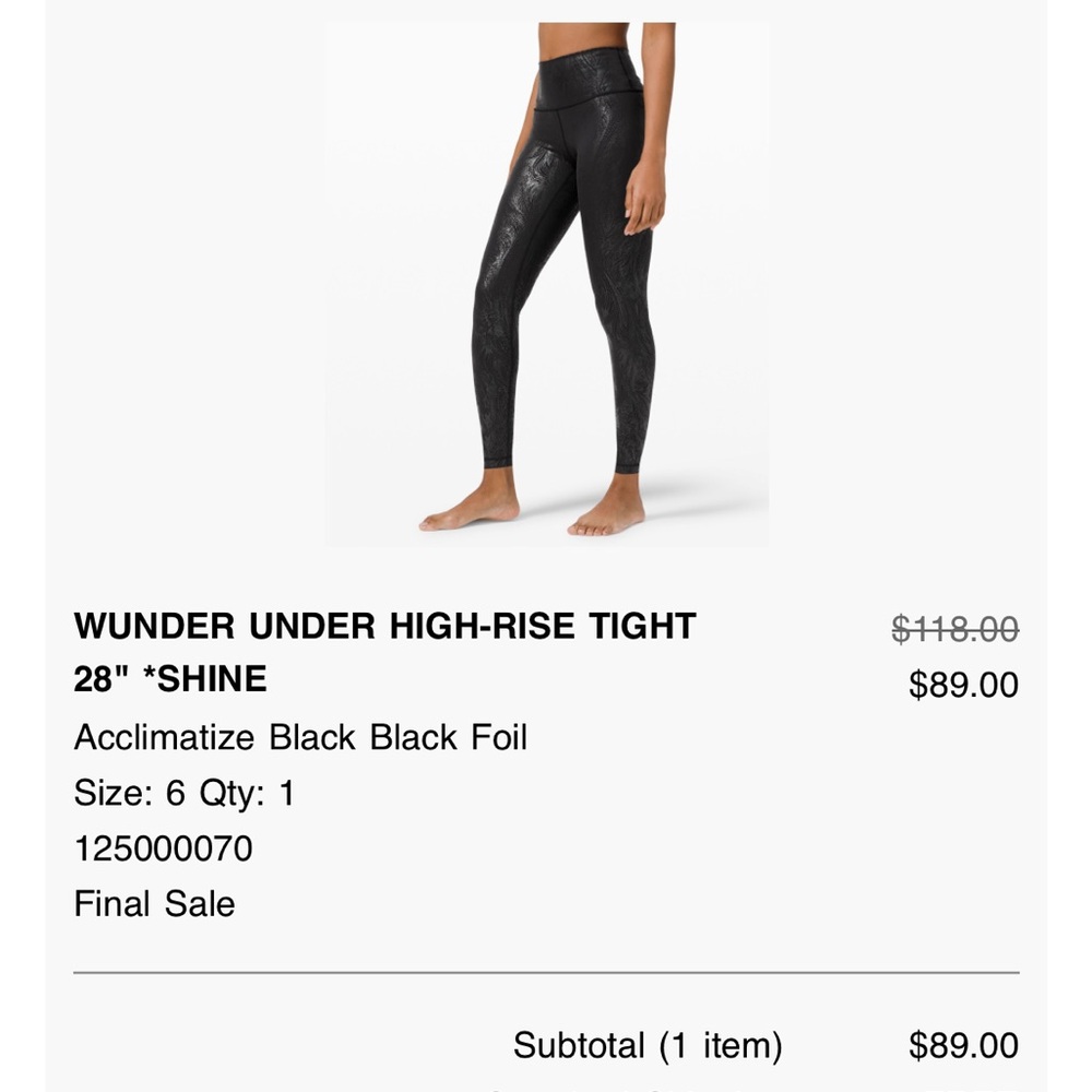 Lululemon leggings